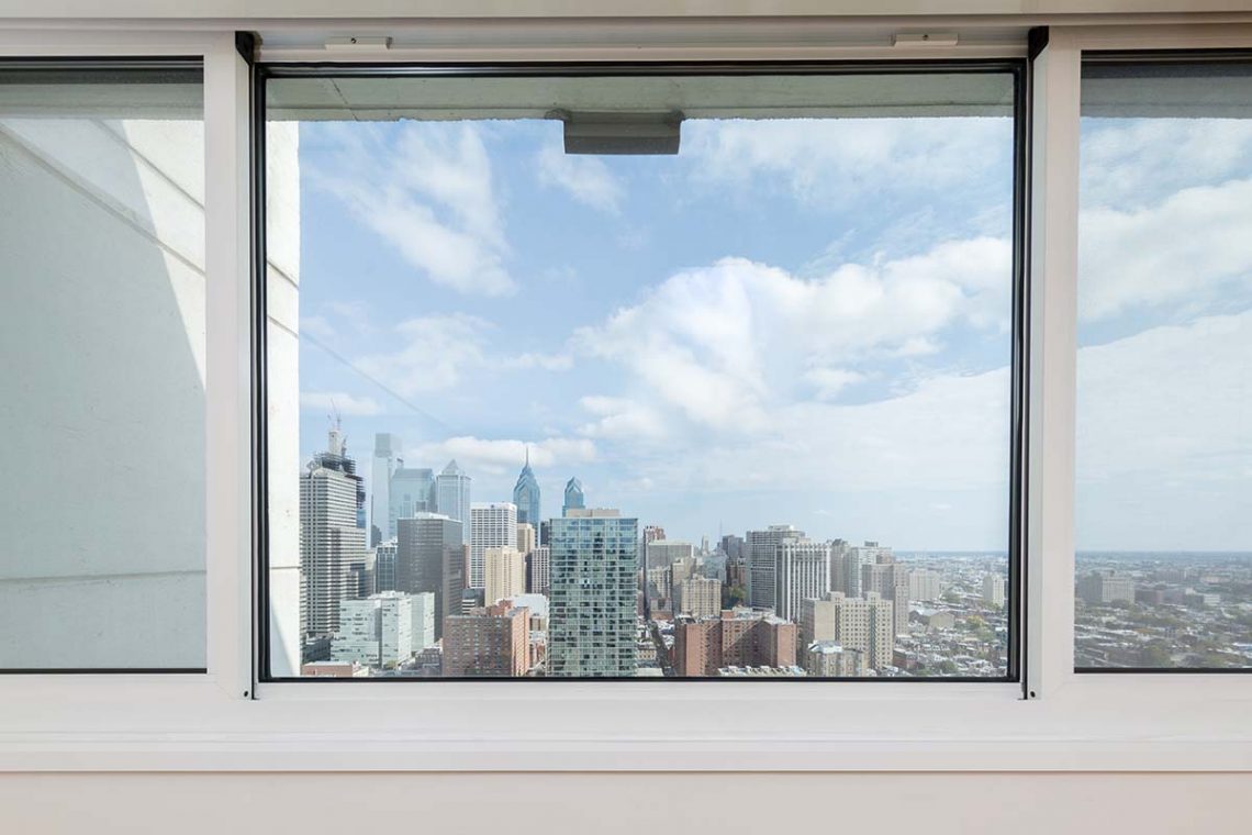 2400 Chestnut st apartment noise blocking windows