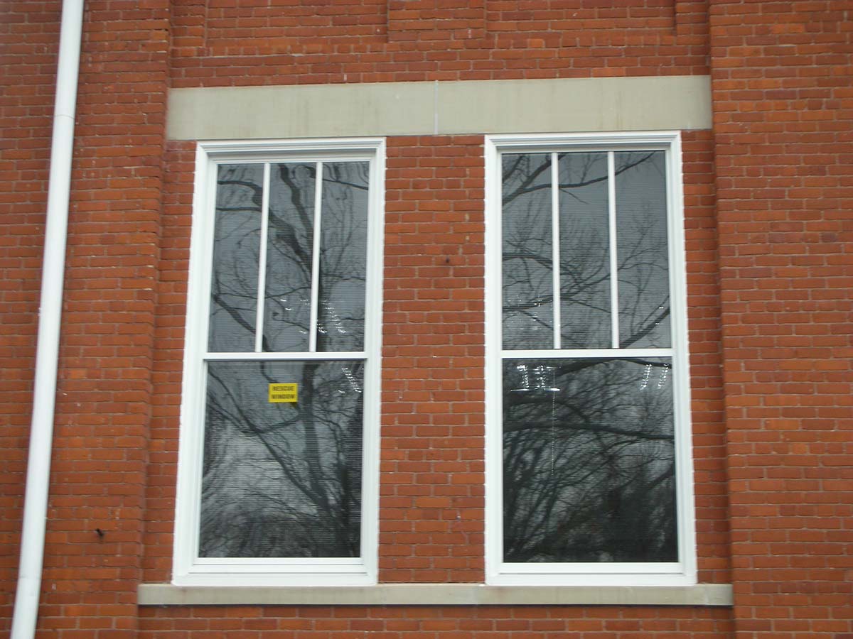 St. Aloysius Ed Center windows