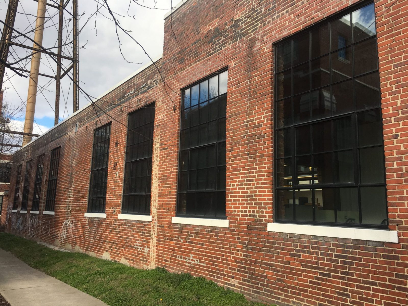 Lucky Strike garage windows